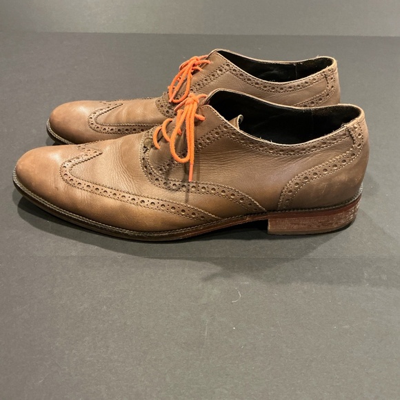 Cole Haan Brown Leather Wingtip Oxford Dress Shoes Size 12 main image 4